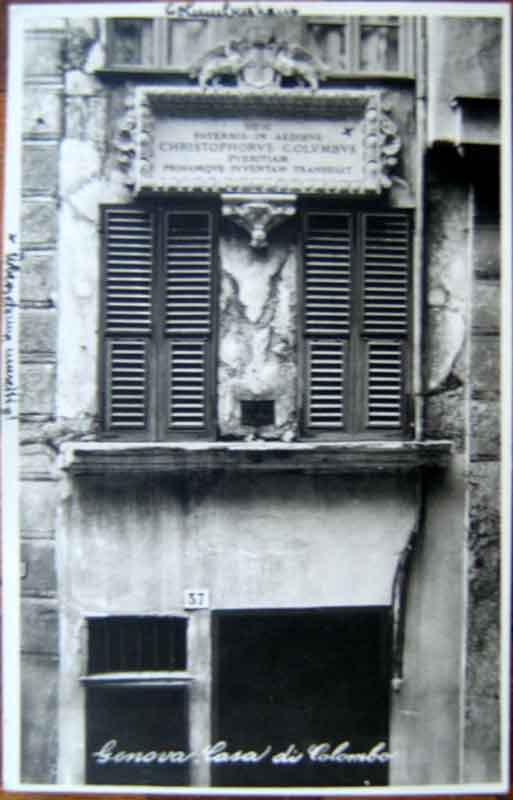 1900 GENOVA Casa di Cristoforo Colombo ediz Geavert  